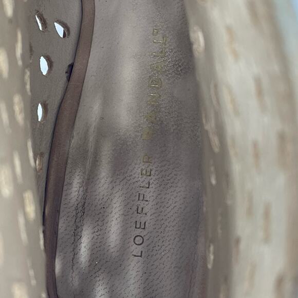 Loeffler Randall Ione Beach Tan Leather Perforated Open Toe Ankle Boots Shoes 6 - Picture 16 of 16